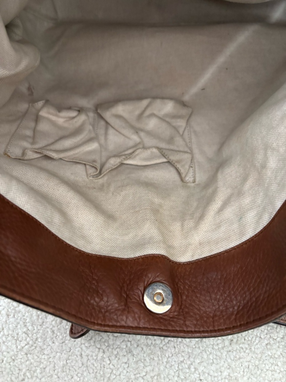 Gucci GG Marmont-Style Brown Pebbled Leather Shoulder Bag Gold Hardware - Picture 5 of 11